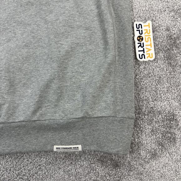 Clemson Tigers Sweatshirt Mens XXL Gray NCAA Nike Dri-FIT Standard Issue Crew - Picture 4 of 12